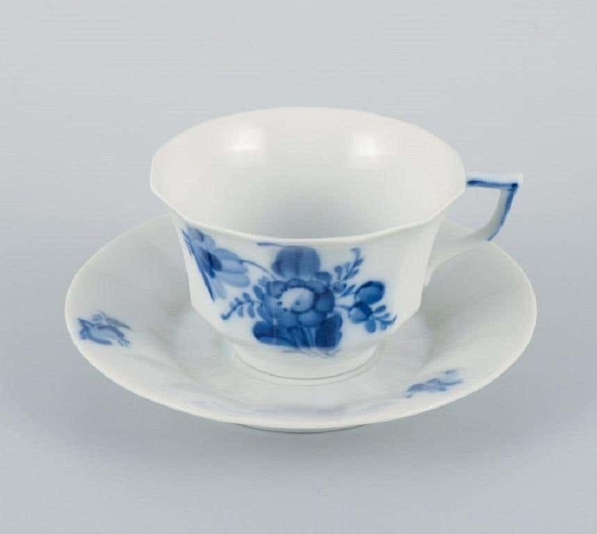 Royal Copenhagen, Blue Flower Angular, Six Coffee Cups With Six Saucers photo Home Decor