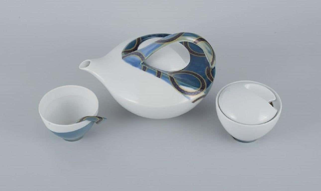 French Designer, Avant Garde Style, Unique Egoist Tea Service In Porcelain photo furniture
