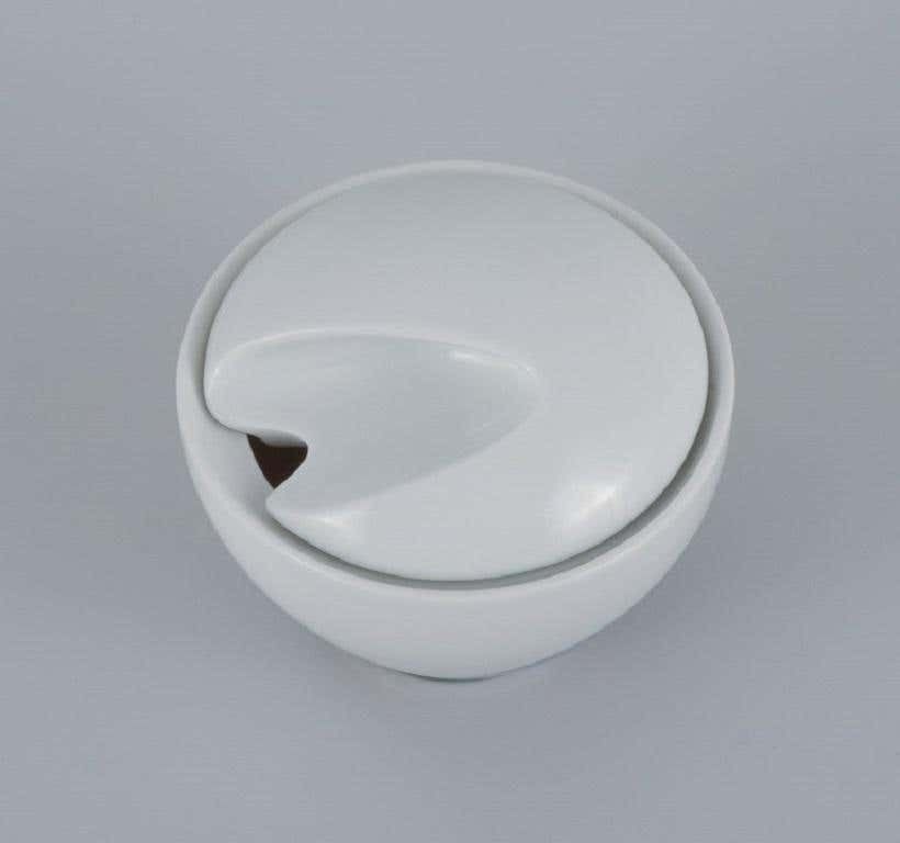 French Designer, Avant Garde Style, Unique Egoist Tea Service In Porcelain photo vintage