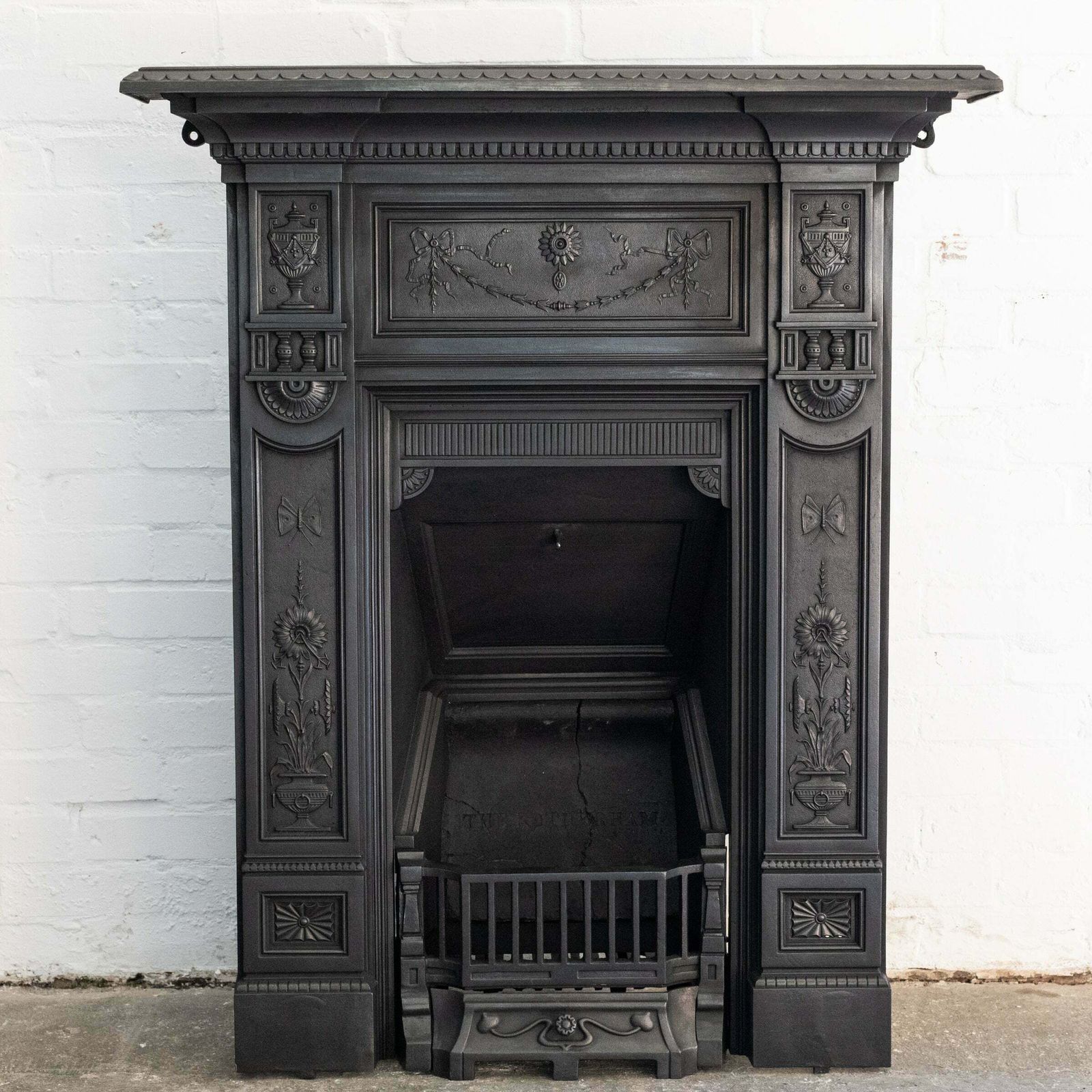 Antique Cast Iron Combination Fireplace photo Home Fixtures