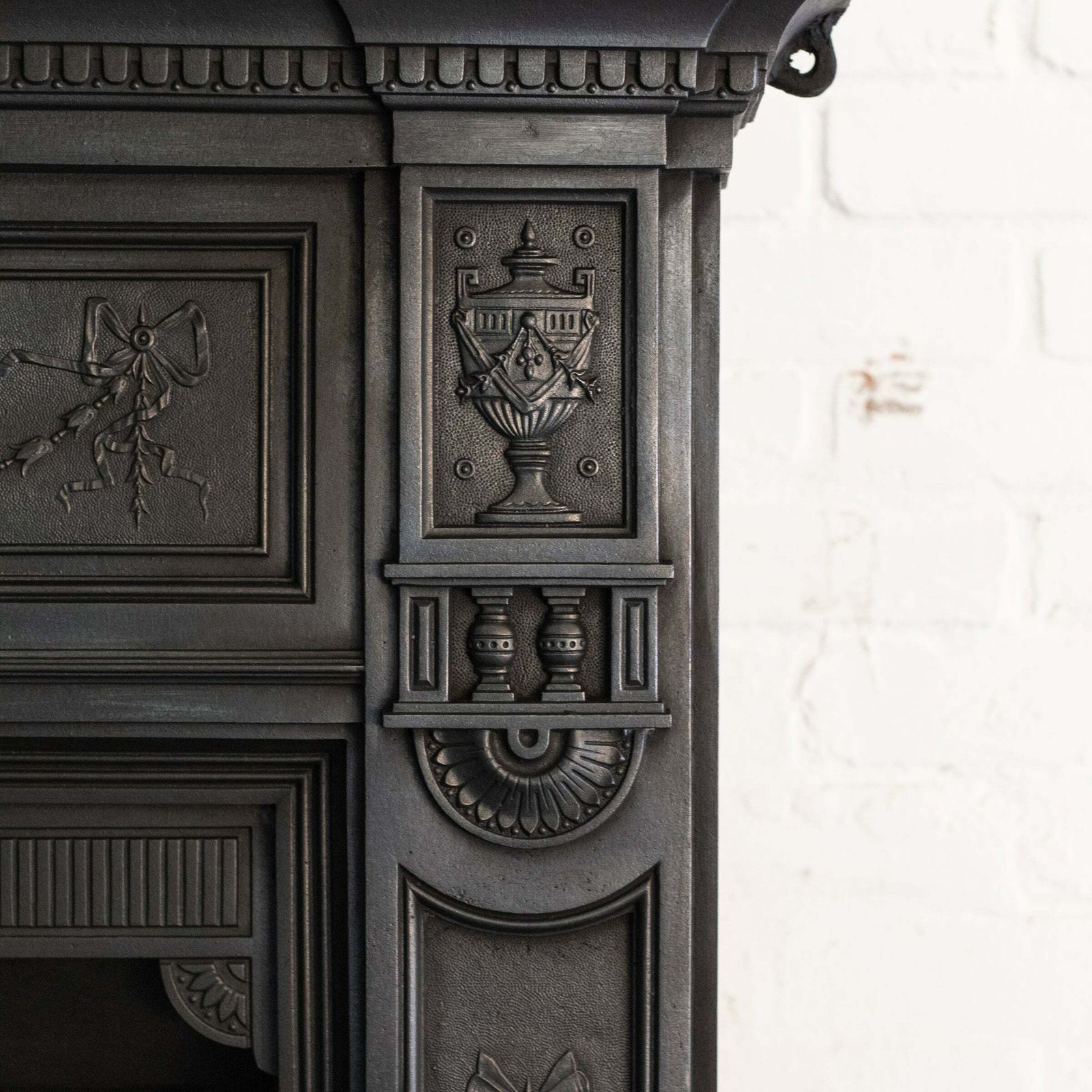 Antique Cast Iron Combination Fireplace photo buy