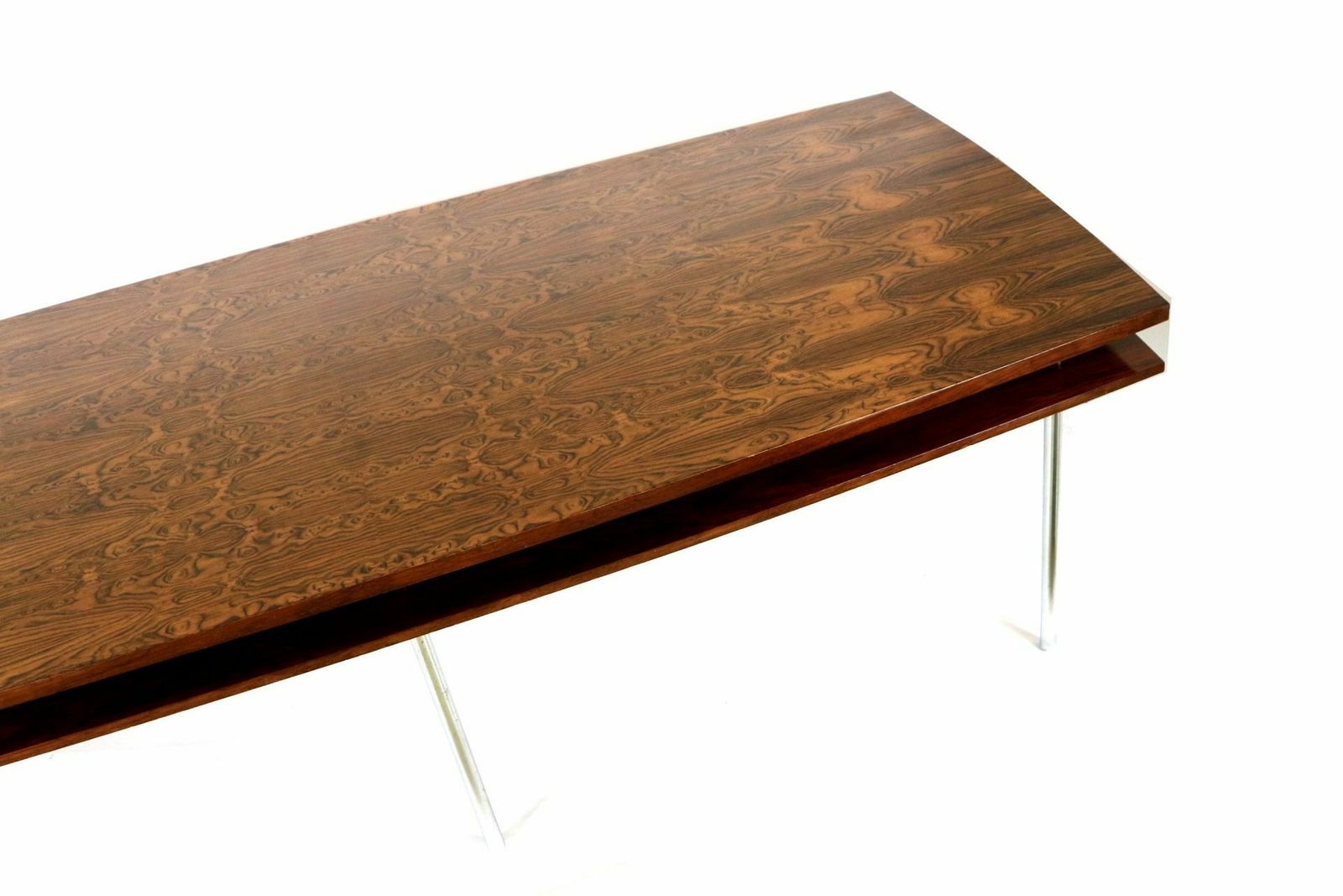 Large Vintage Rosewood Conference Table / Dining Table Made In The 60s photo for sale