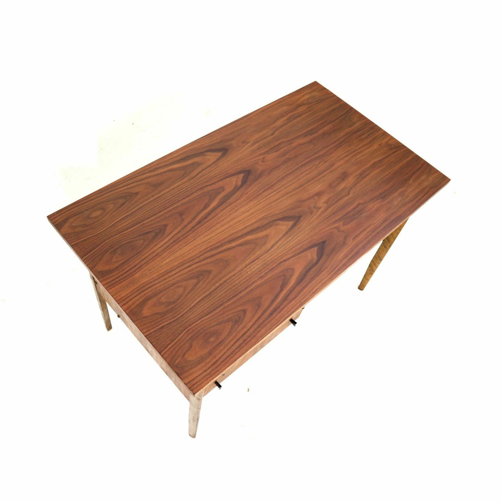Vintage Desk With Beautiful Wood Drawing Made In The 60s photo furniture