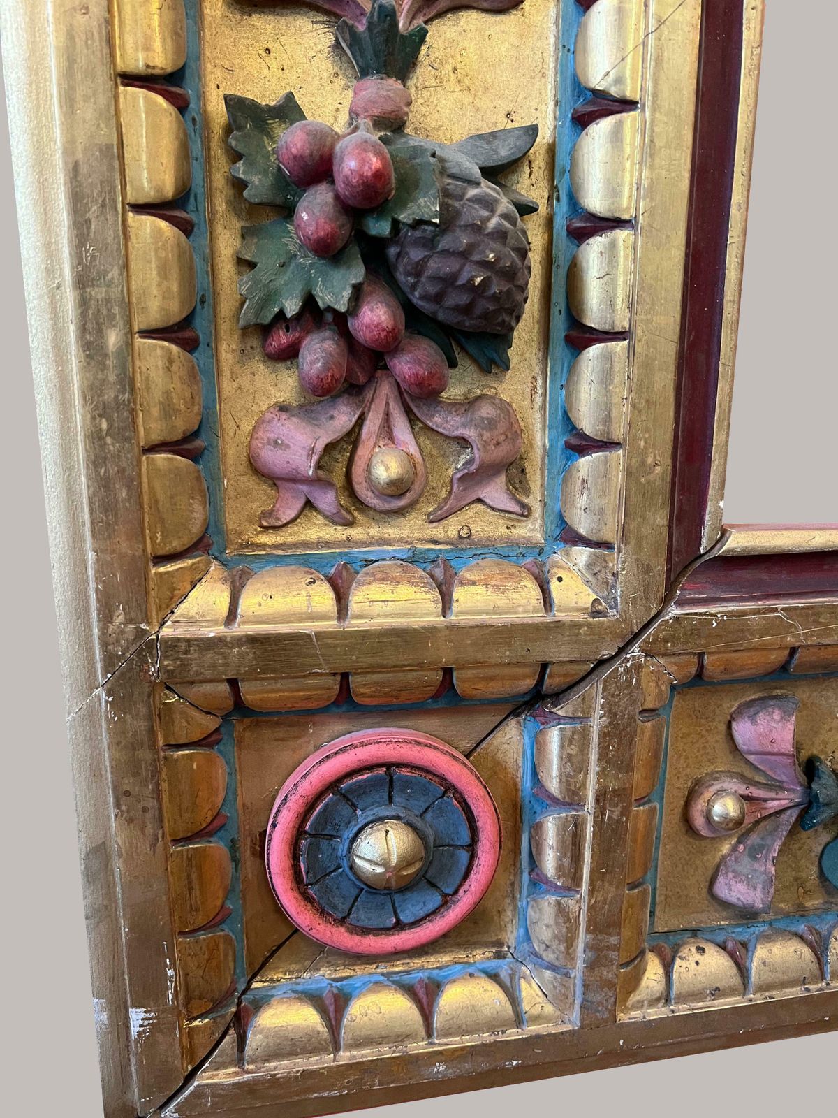 Impressive Neo Baroque Italian Ceiling Frame, Florence, 1910 photo for sale