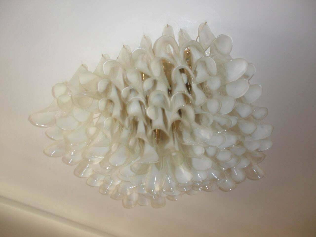 photo furniture Spectacular Petal Chandelier, Murano