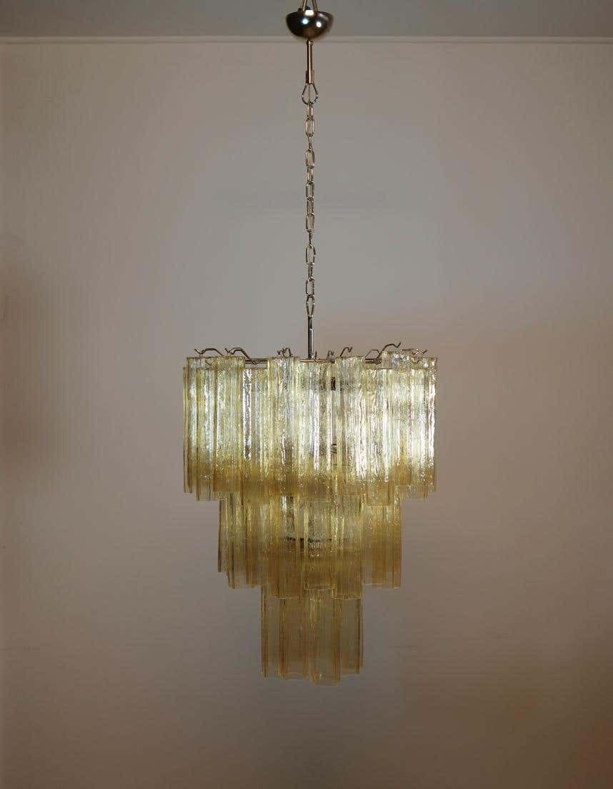 photo furniture Luxurious Pair Of Gold Coloured Murano Chandeliers