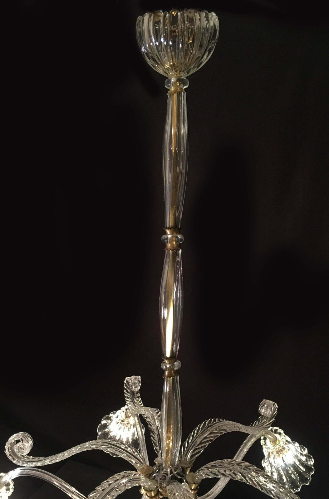 2988.0 Liberty Chandelier By Ercole Barovier, Murano, 1940s photo
