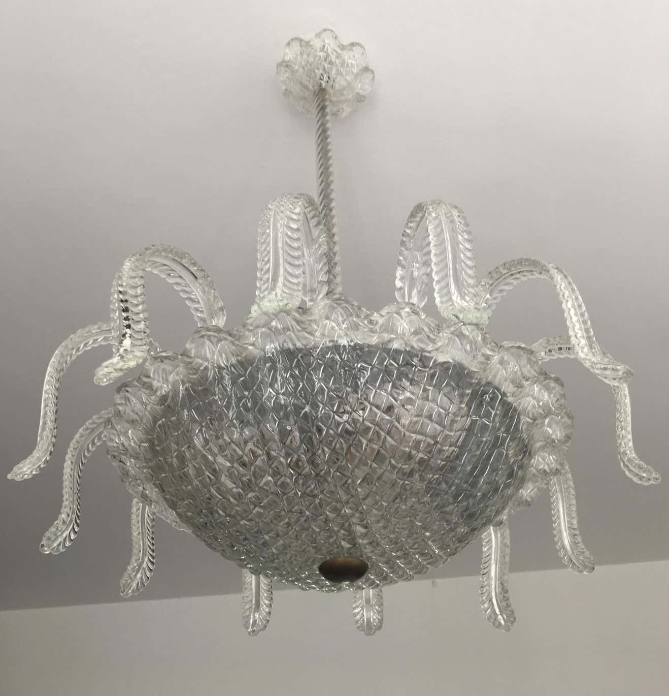 Medusa By Barovier & Toso, Murano, 1950s photo vintage