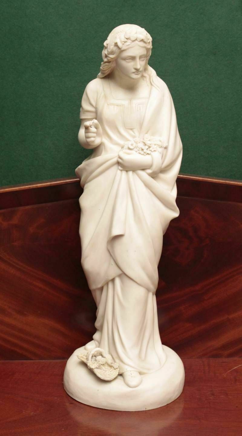 A Beautiful Copeland Parian Figure Of Ophelia By Calder Marshall Ra, Published June 1863 photo furniture