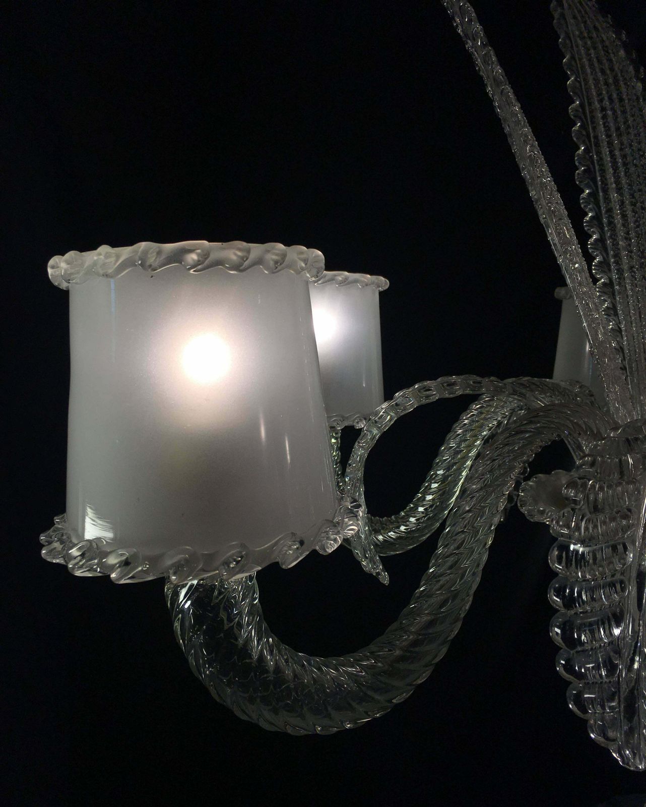 Chandelier By Barovier & Toso, Murano, 1940s photo Lighting