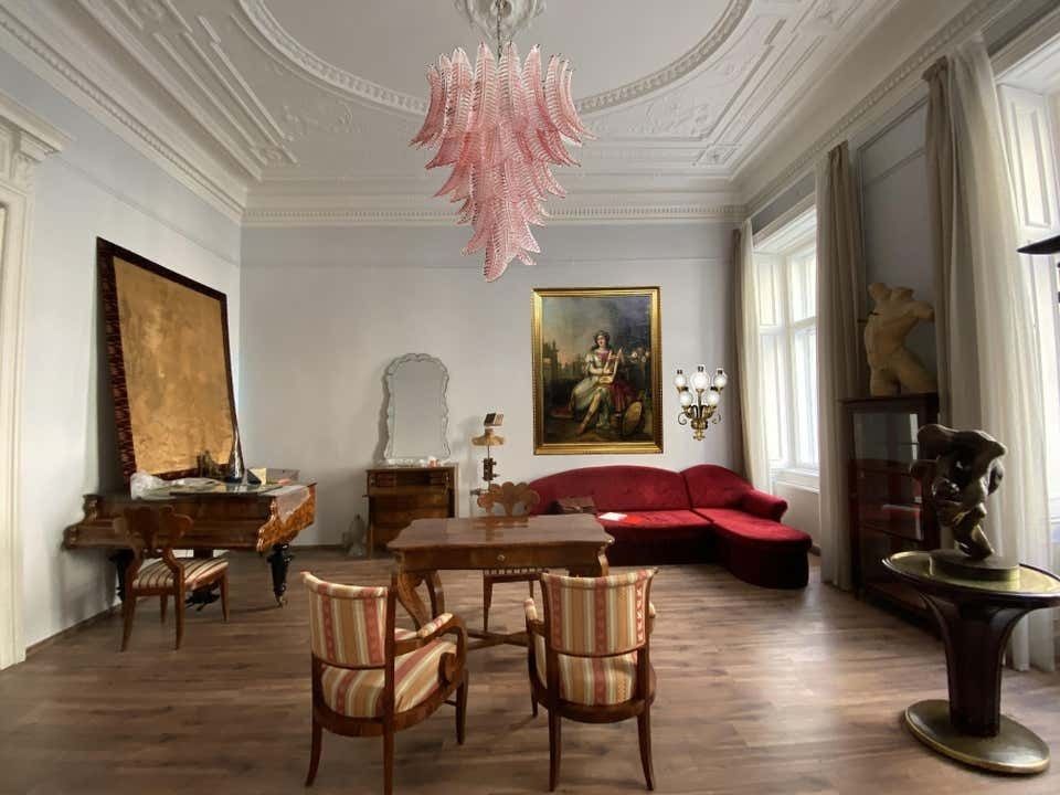 Beautiful Pair Of Murano Leaves Chandeliers photo buy