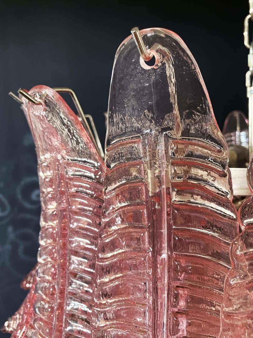 4361.0 Beautiful Pair Of Murano Leaves Chandeliers photo