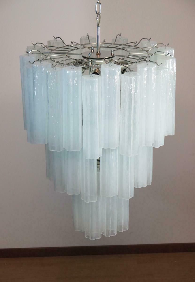 Trio Of 48 Tronchi Chandeliers In Toni Zuccheri Style For Venini, Murano photo Lighting