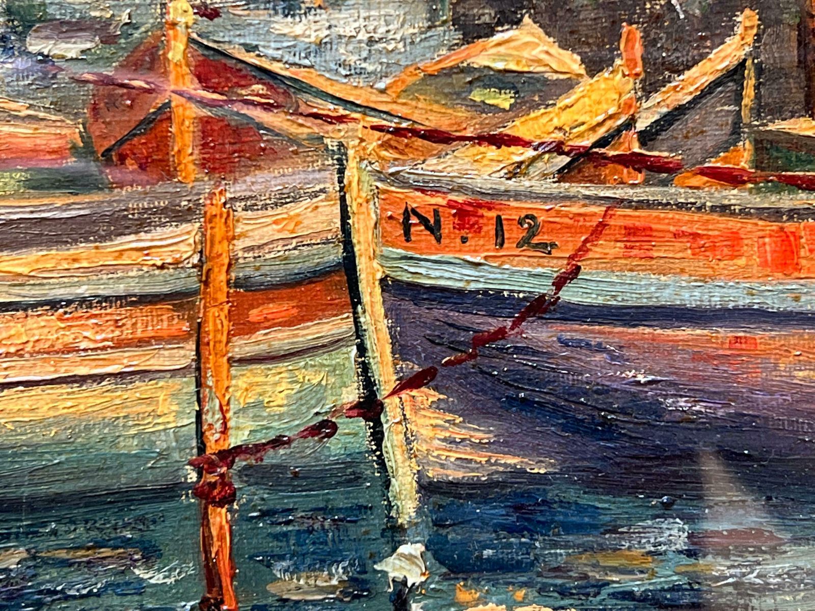 Boats In Portofino. Italy, 1920 photo 1212.0