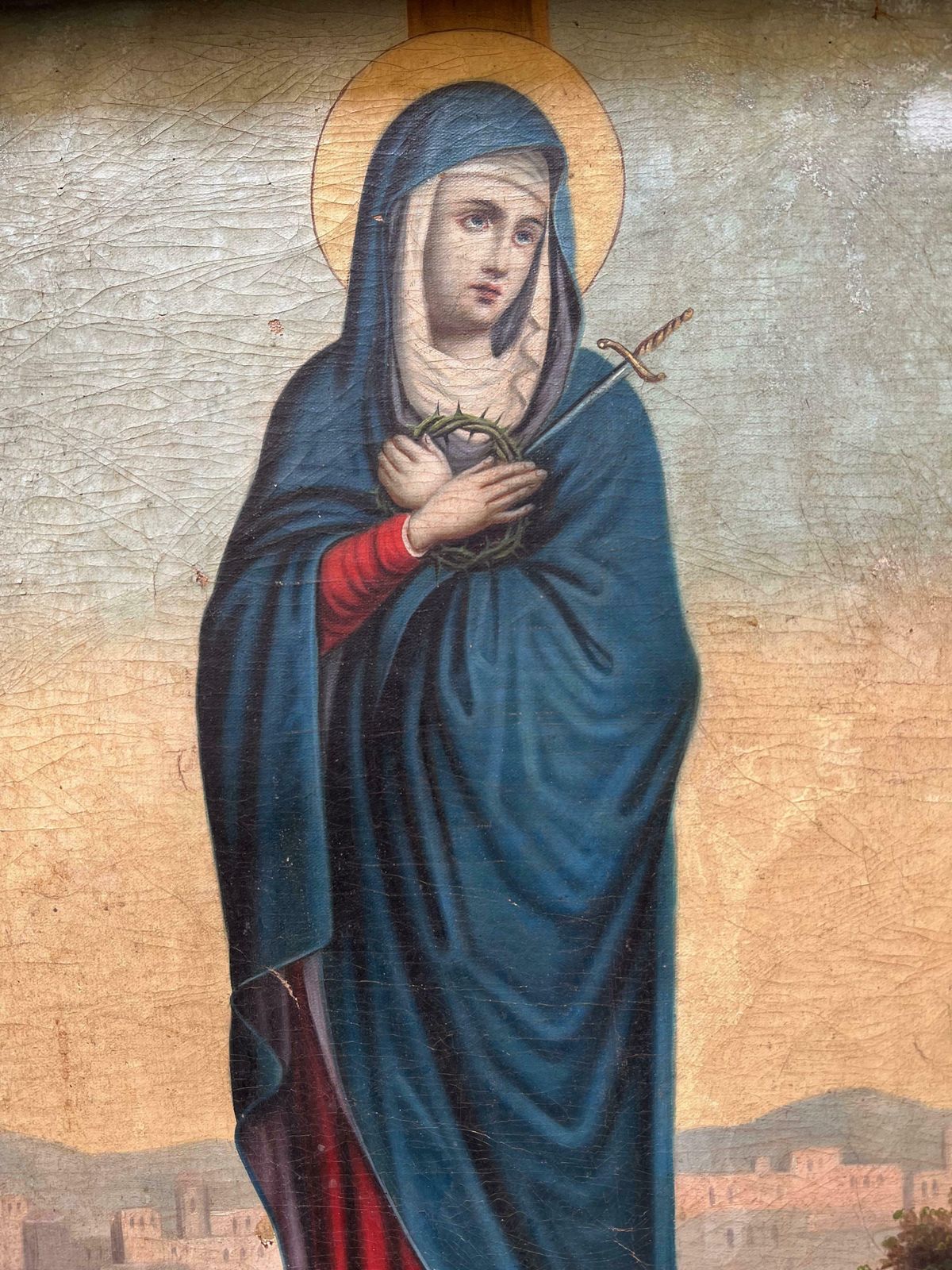 photo buy Christ On The Cross And His Mother After The Deposition, Italy, 18th Century