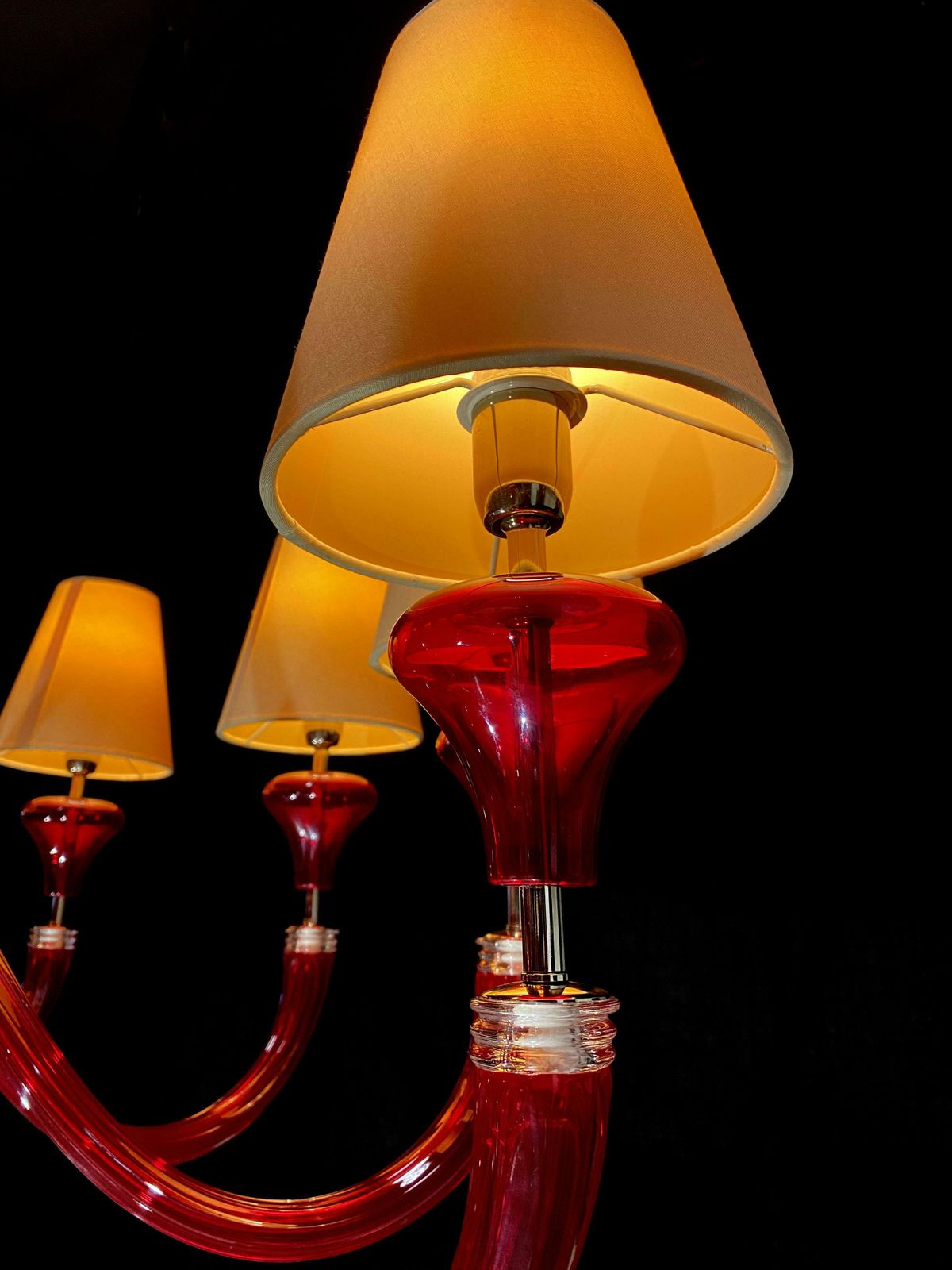 Italian Chandelier By Barovier And Toso Murano 1990 photo buy