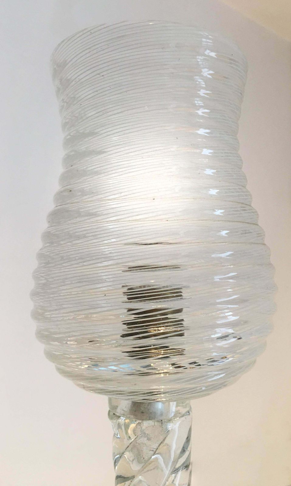 photo furniture Art Deco Reticello Chandelier By Ercole Barovier, Murano, 1940s