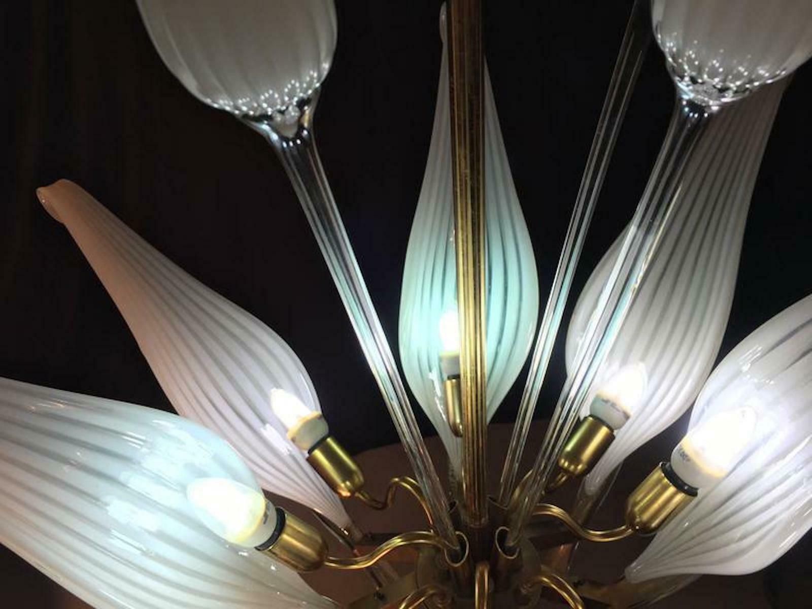 Fantastic Franco Luce For Seguso Murano Chandelier photo 3635.0