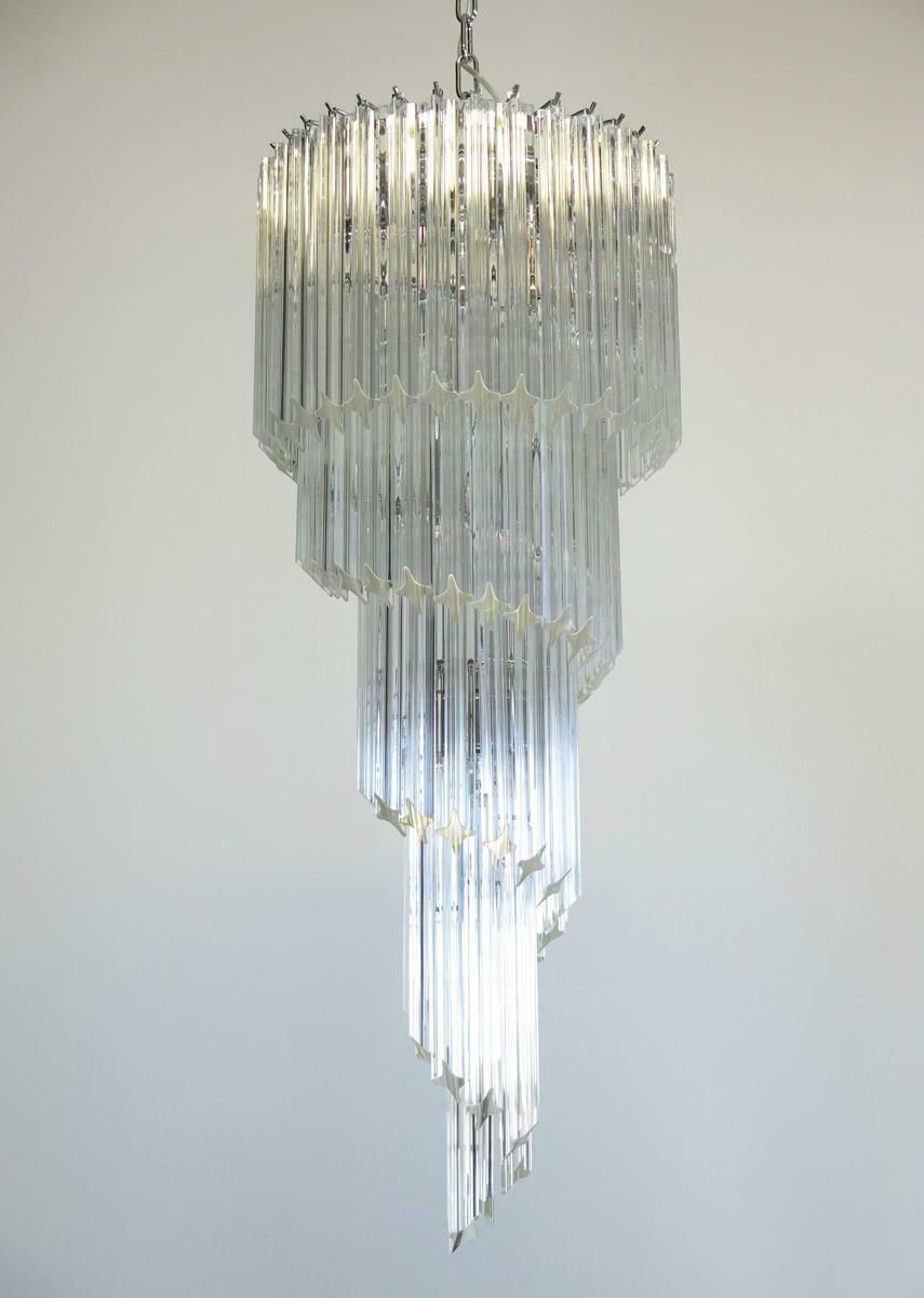Majestic Pair Of Murano Chandeliers, Murano photo vinterior