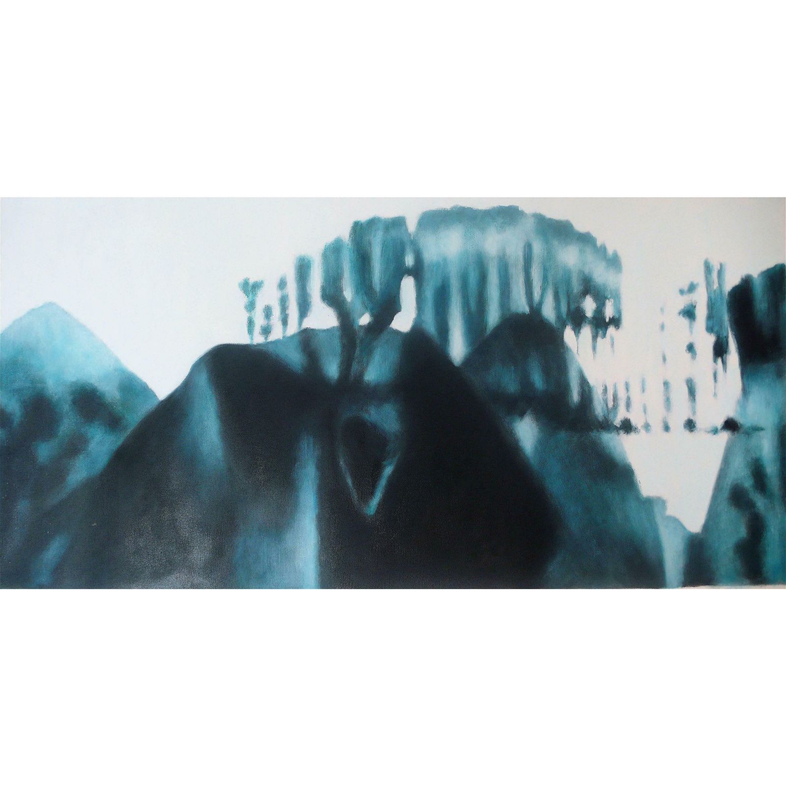 "Heavenly Body Lviii" By Taeko Mima Oil On Canvas Painting, 1989