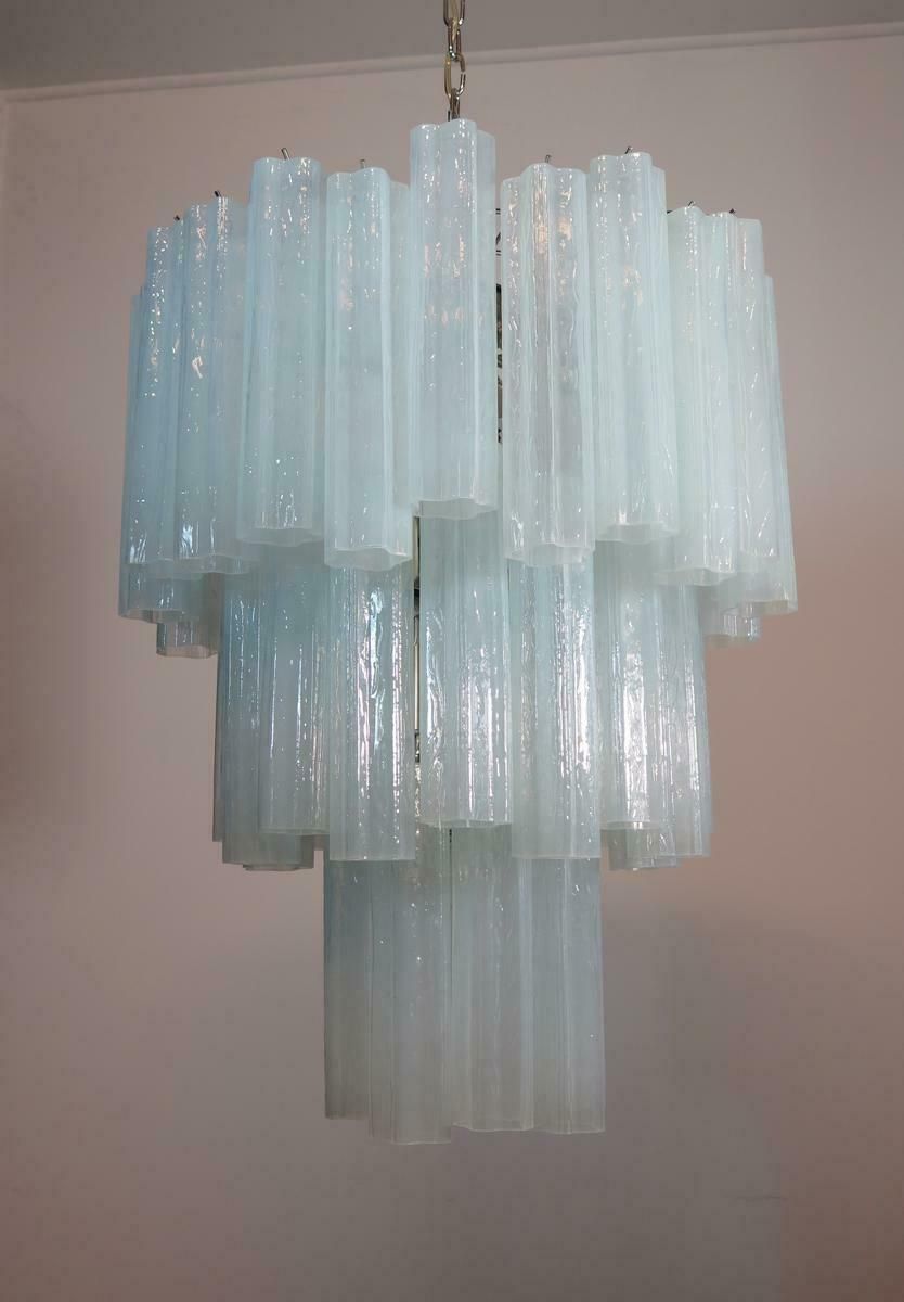 Pair Of 48 Tronchi Chandeliers In Toni Zuccheri Style For Venini, Murano £4,486.52per Set photo buy