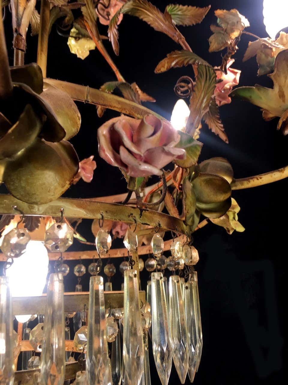 2019.0 Mid 20th Century Fine Italian Chandelier, Murano, 1940 photo
