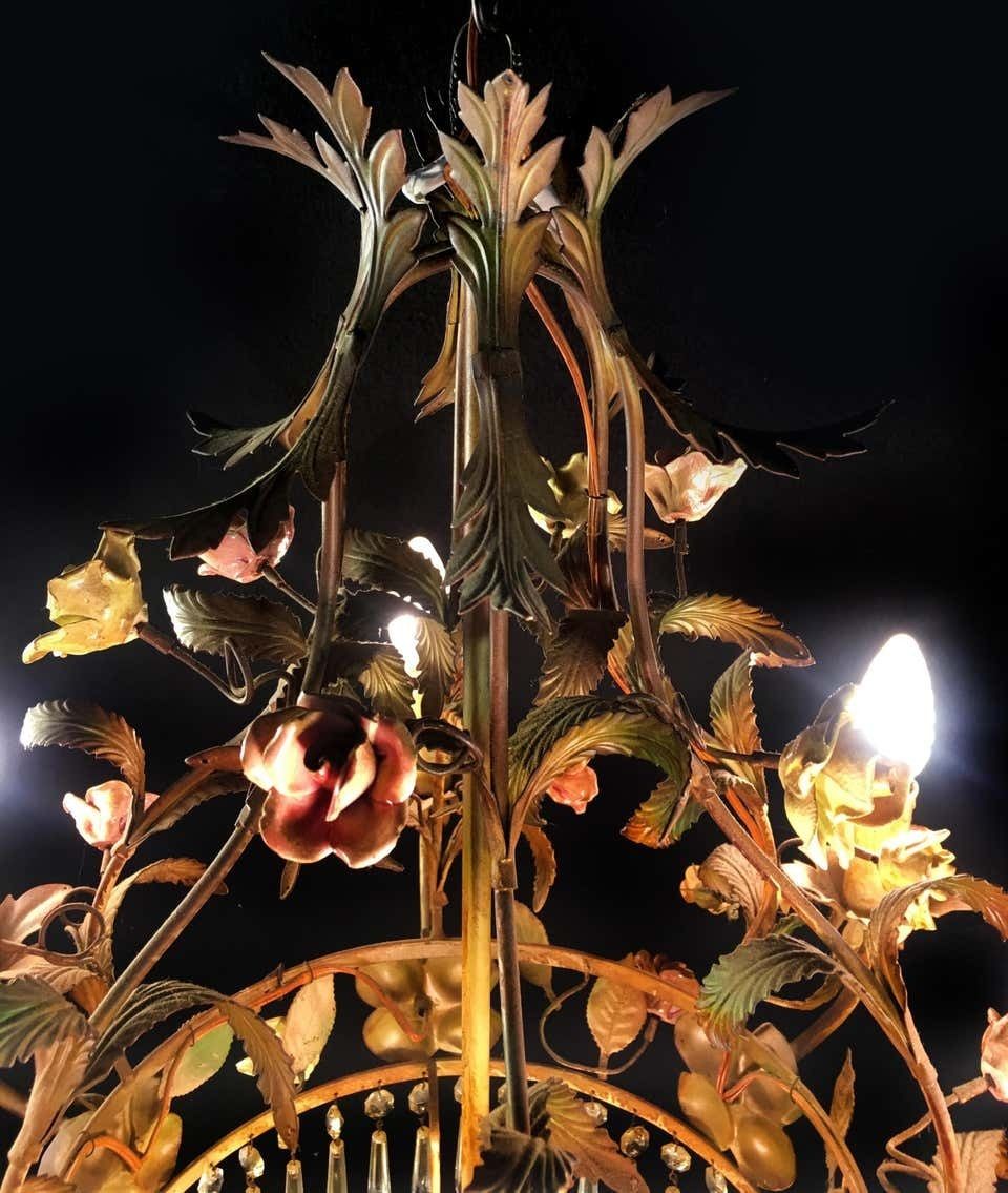 photo buy Mid 20th Century Fine Italian Chandelier, Murano, 1940