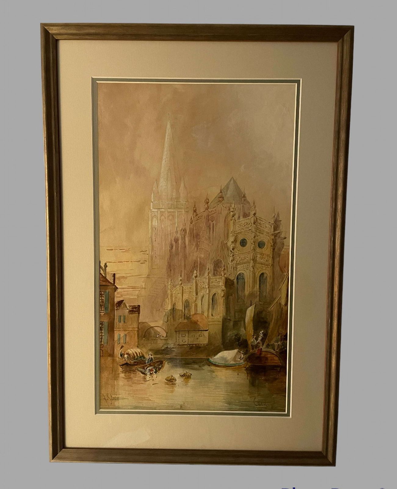 Andrew Storie   Pair Of Watercolours photo for sale