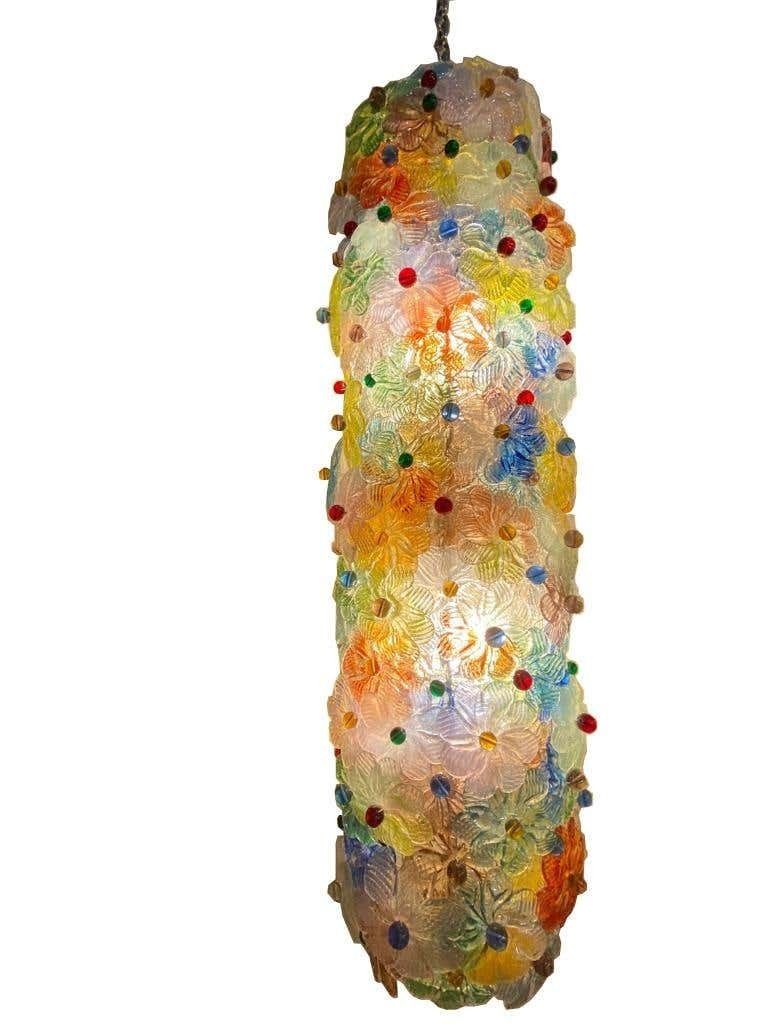 Stunning Set Of 4 Sconces Millefiori By Barovier&Toso Murano, 1950 photo furniture