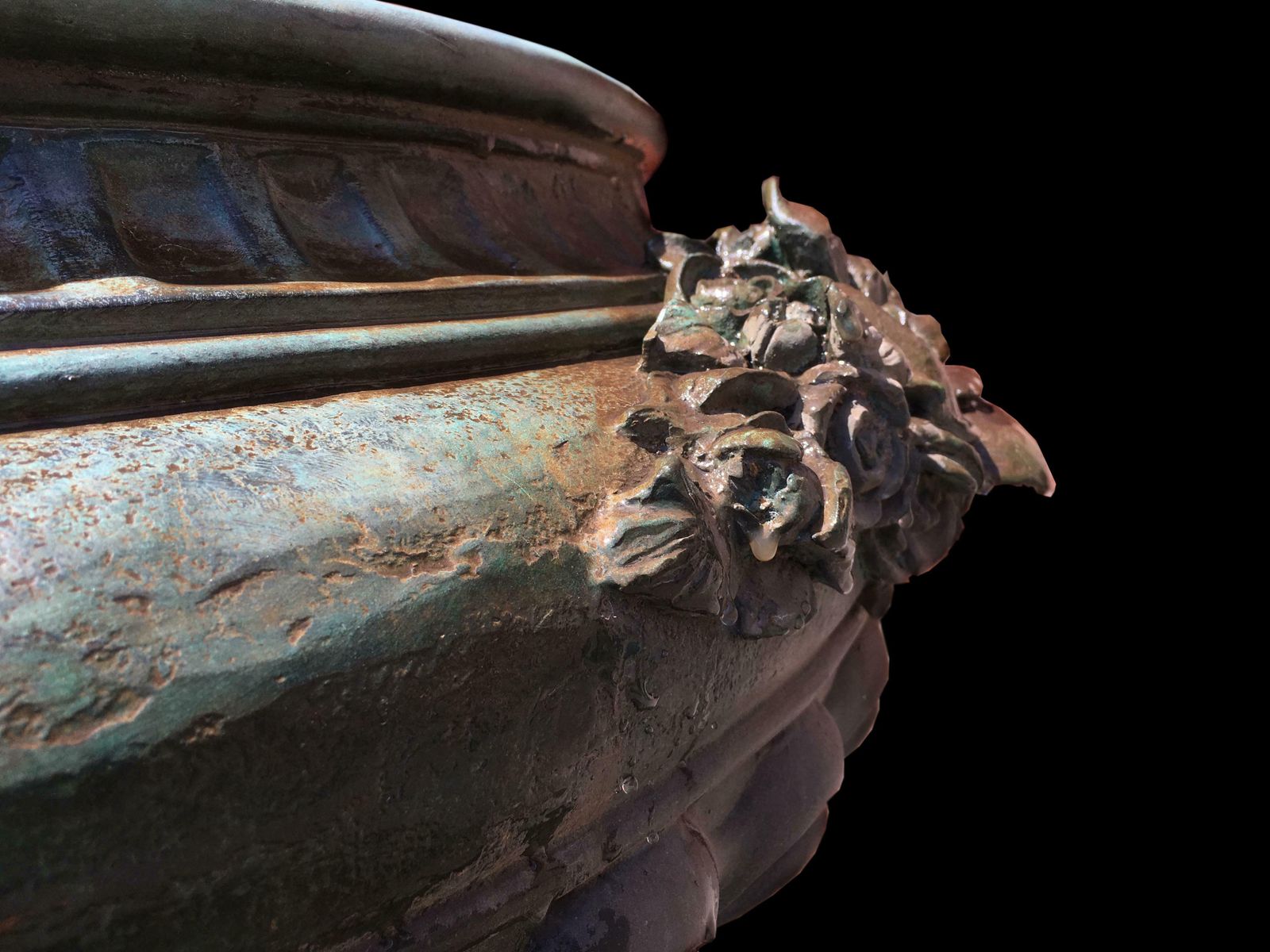 Garden Decor Italian Bronze Fountain, 1970s photo