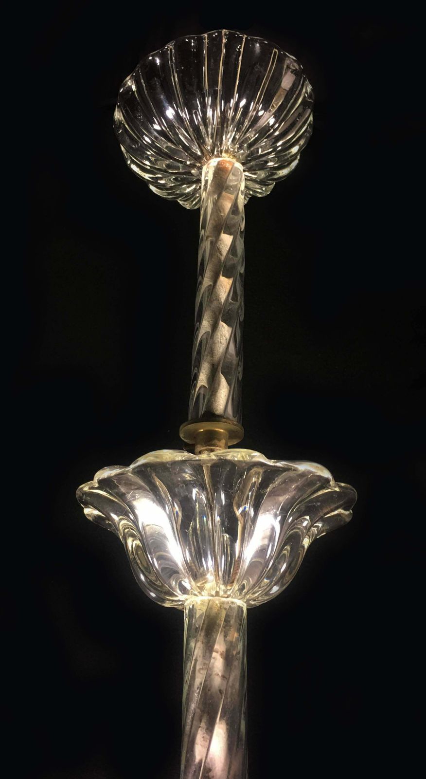 photo vinterior Liberty Chandelier By Ercole Barovier, Murano, 1940s