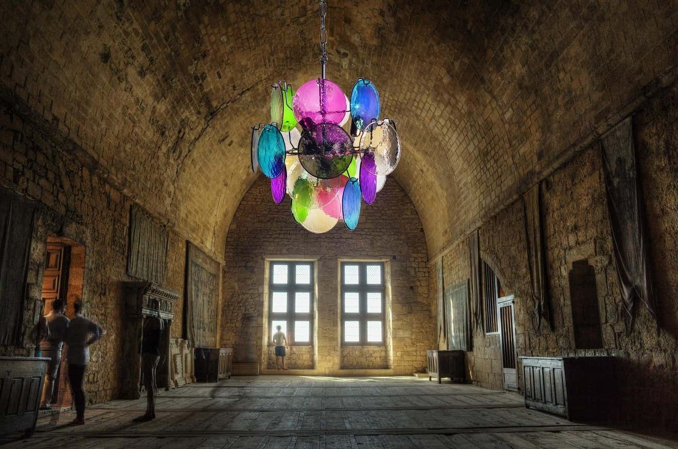 photo furniture Pair Of Italian Chandeliers In Vistosi Style, Murano, Circa 1980