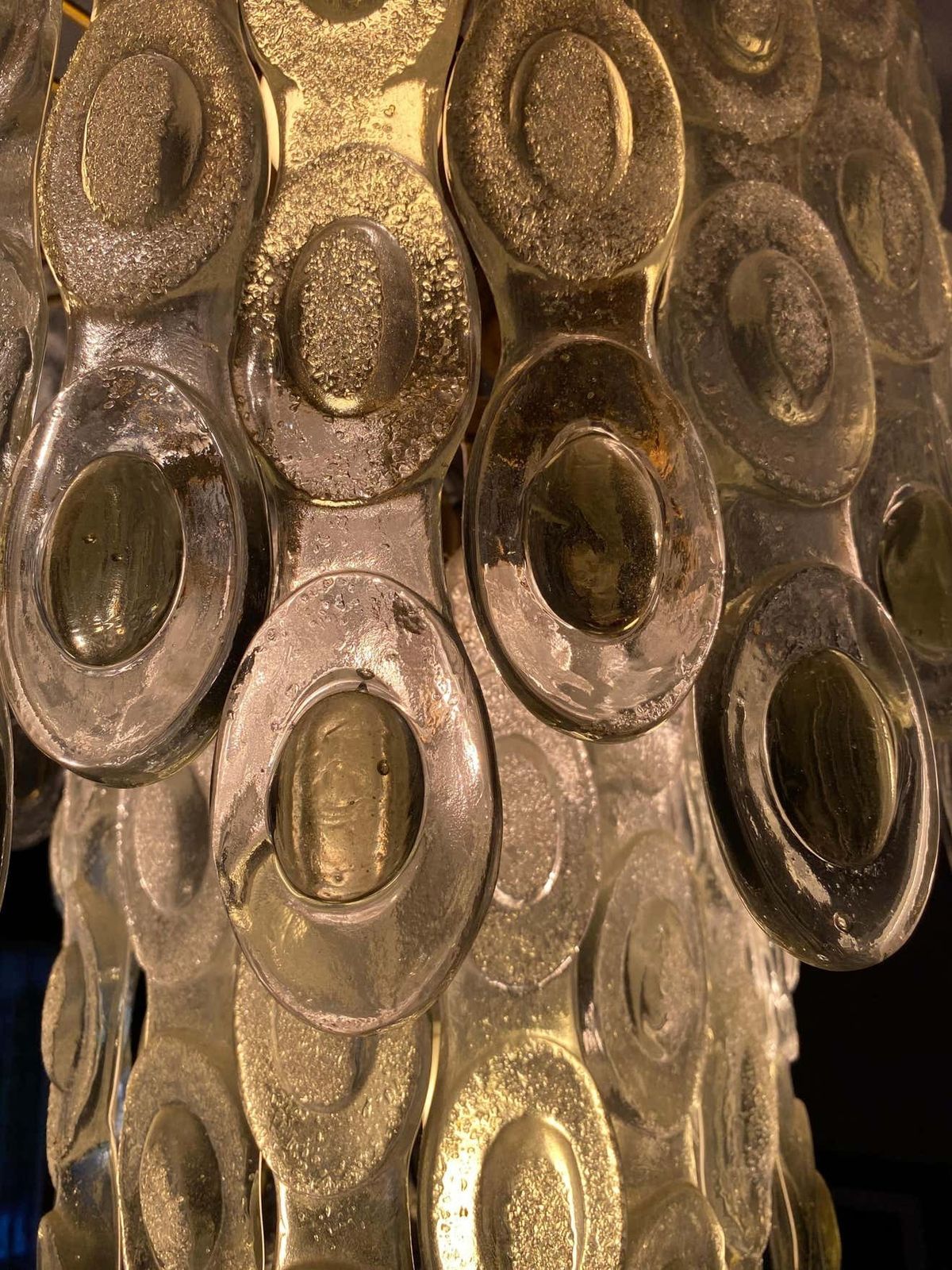Sumptuous Italian Glass Chandelier, Murano, 1970 photo 2584.0