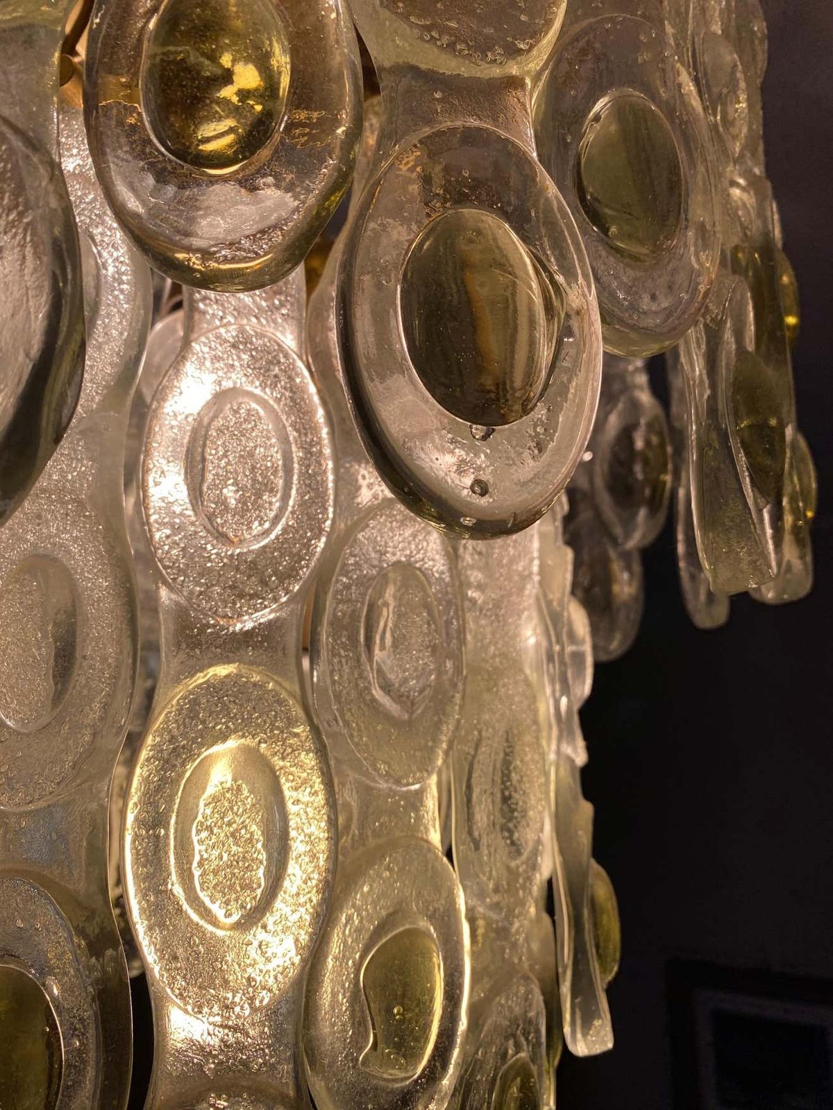 Sumptuous Italian Glass Chandelier, Murano, 1970 photo vinterior