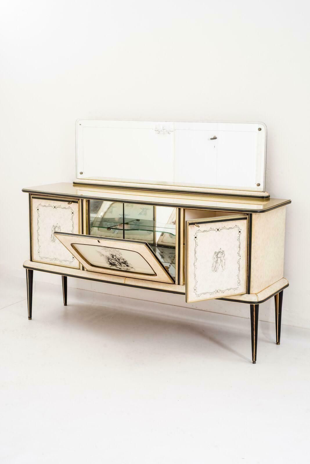 Bar Cabinet By Umberto Mascagni, 1950s photo furniture