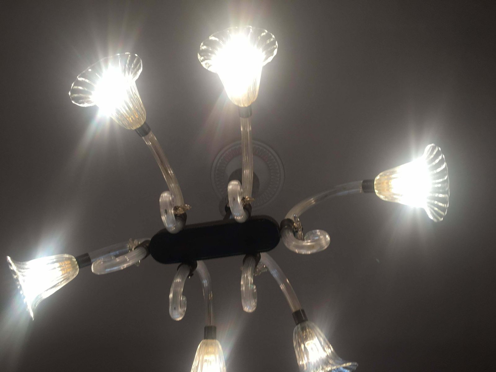 photo furniture Amazing Liberty Chandelier By Ercole Barovier, Murano, 1940s
