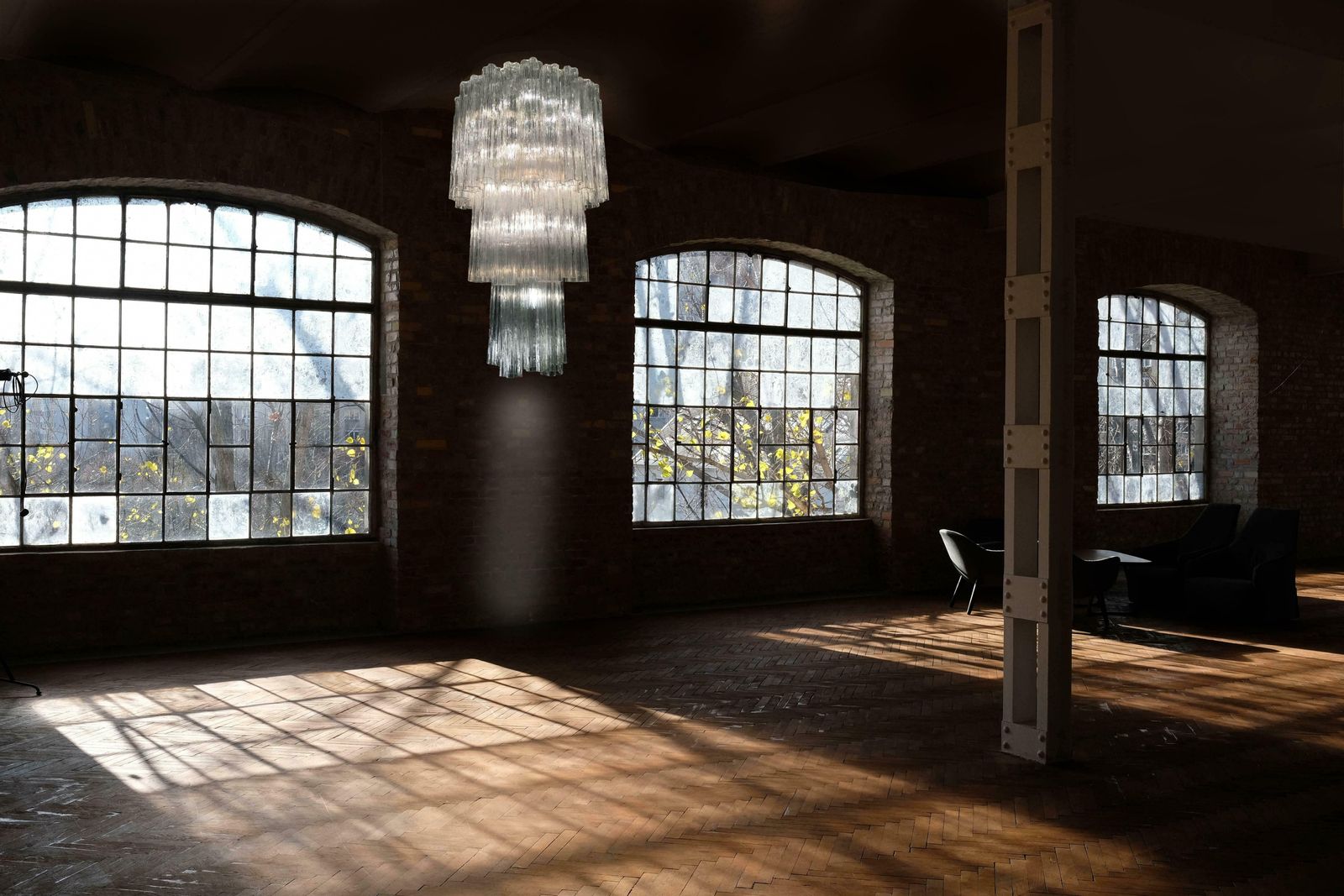 Italian Tronchi Chandelier By Toni Zuccheri For Venini Style, Murano photo for sale