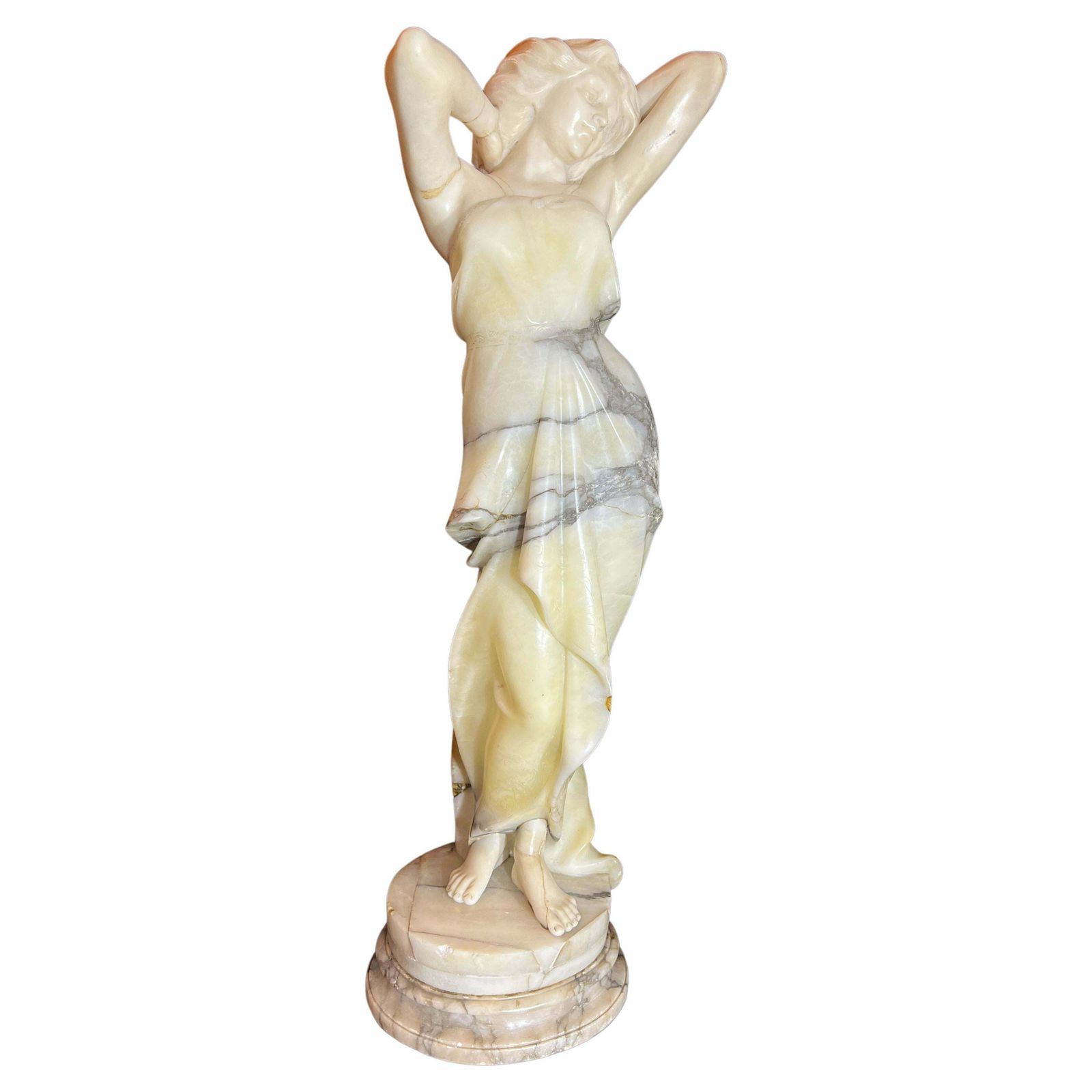 Vain Woman Italian Sculpture, 1890, Italy