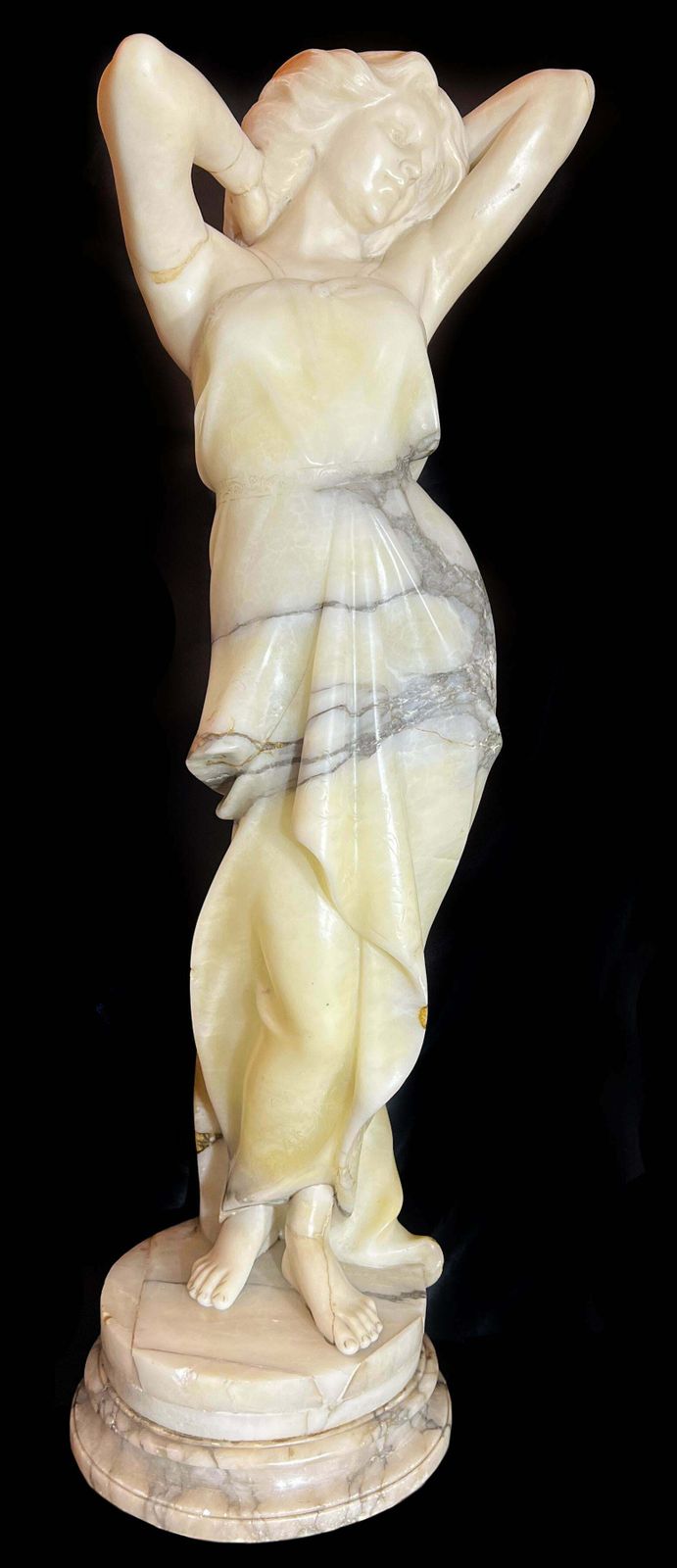 Vain Woman Italian Sculpture, 1890, Italy photo furniture