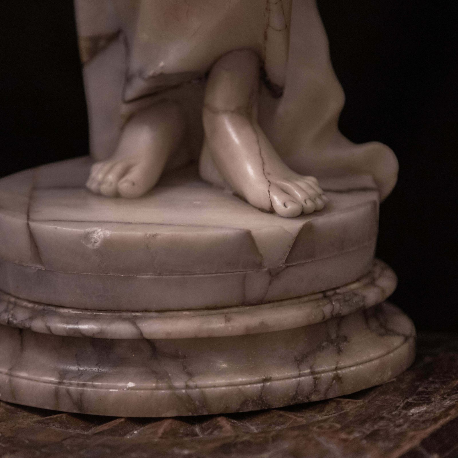 Home Decor Vain Woman Italian Sculpture, 1890, Italy photo