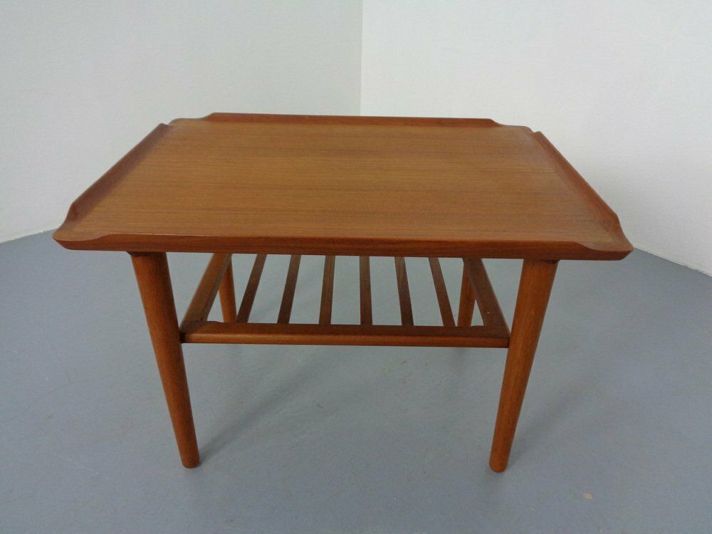 Teak Coffee Table By Holger Georg Jensen For Kubus, Denmark, 1960s photo furniture