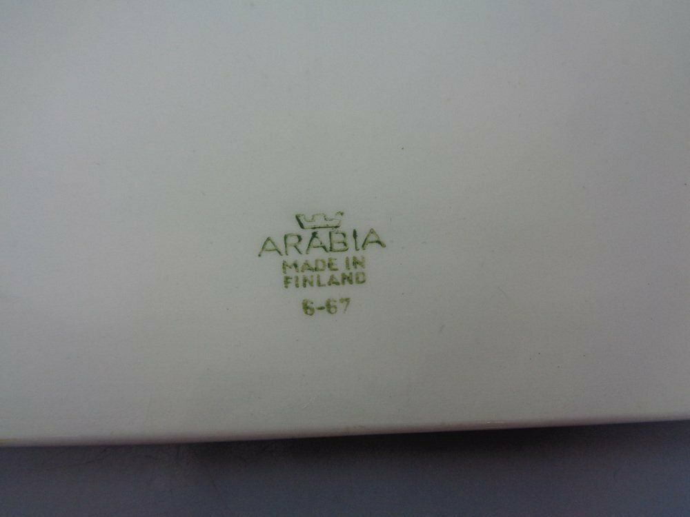 Serving Plates By Raija Liisa Uosikkinen For Arabia, 1960s, Set Of 2 photo vintage