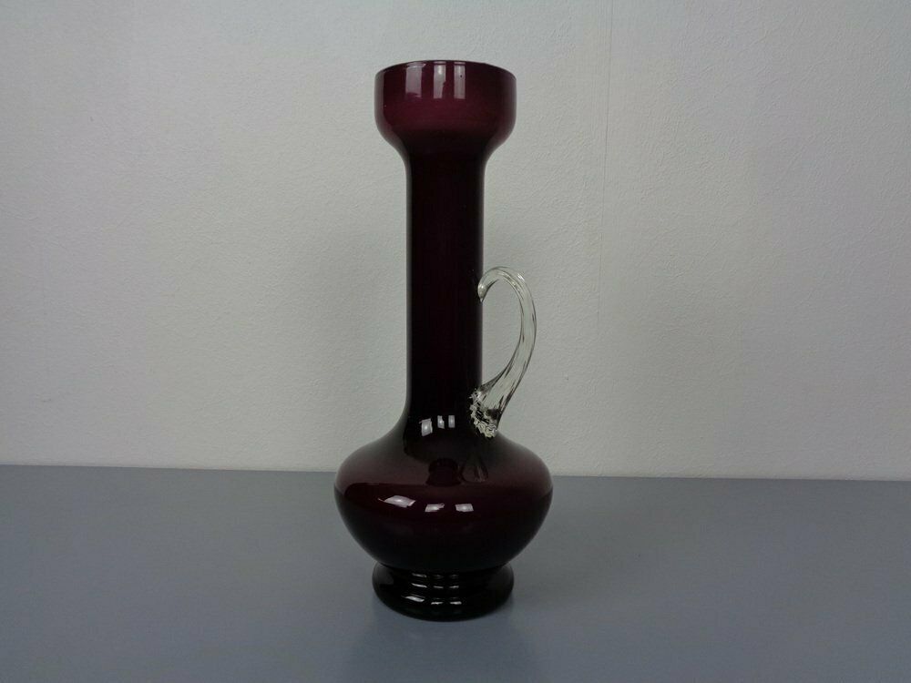 Large Italian Glass Vase By Empoli, 1960s