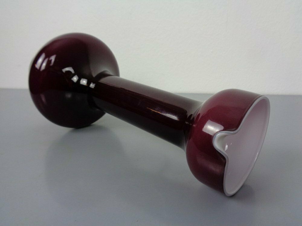 photo furniture Large Italian Glass Vase By Empoli, 1960s