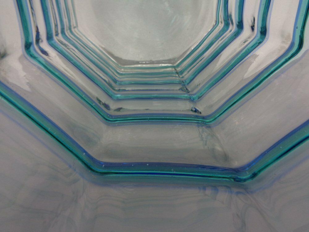 photo vintage Large French Filigree Vase In Crystal Glass, 1960s