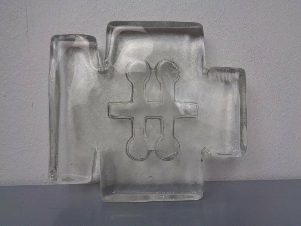 photo buy Scandinavien Glass Candleholder, 1960s