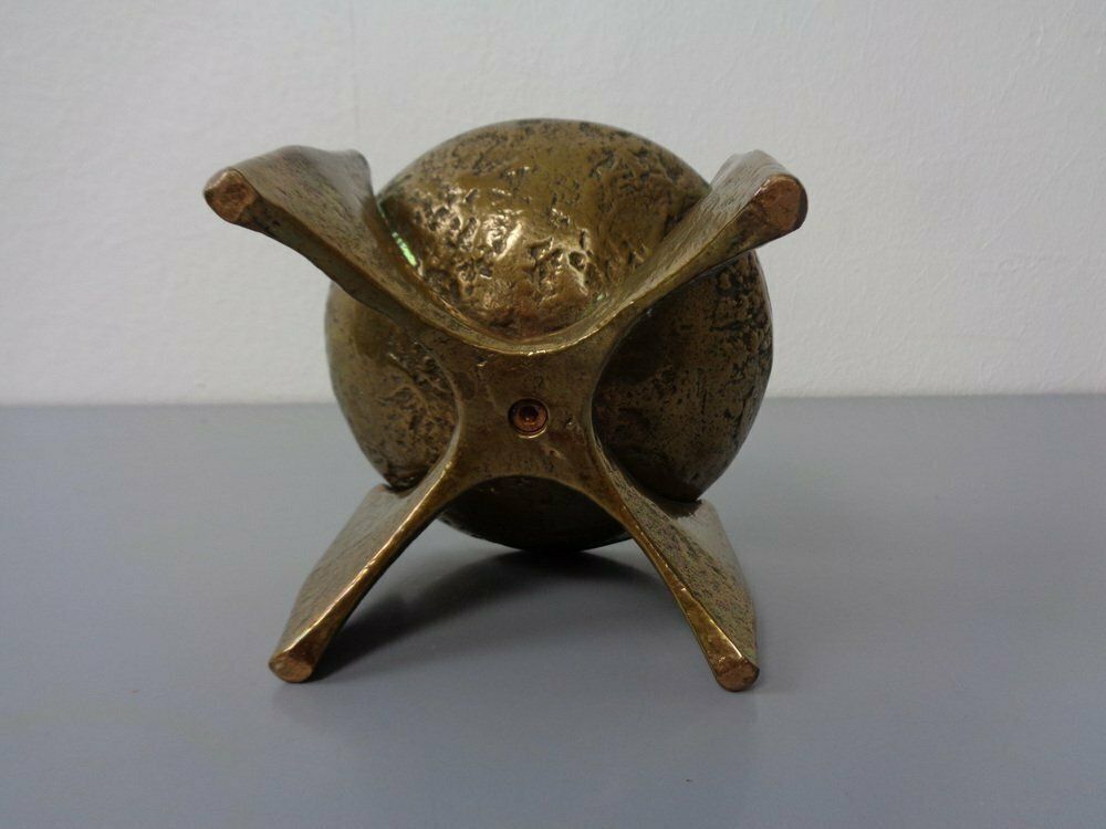 Brutalist Bronze Candleholder By Michael Harjes, 1960s photo buy