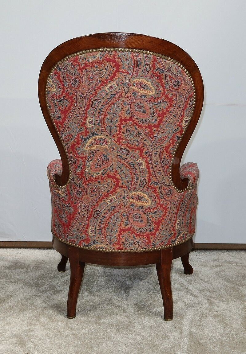 photo vinterior Small Mahogany Shepherdess In Louis XV Style, Napoleon III Period, Mid 19th Century