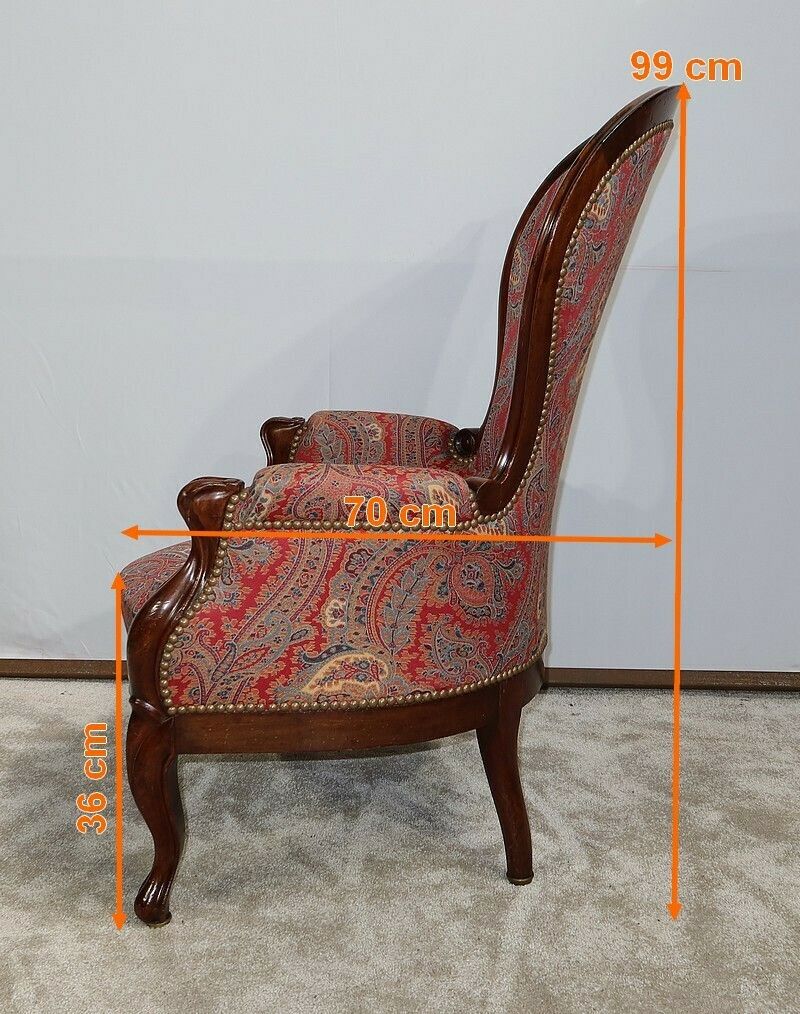 photo buy Small Mahogany Shepherdess In Louis XV Style, Napoleon III Period, Mid 19th Century