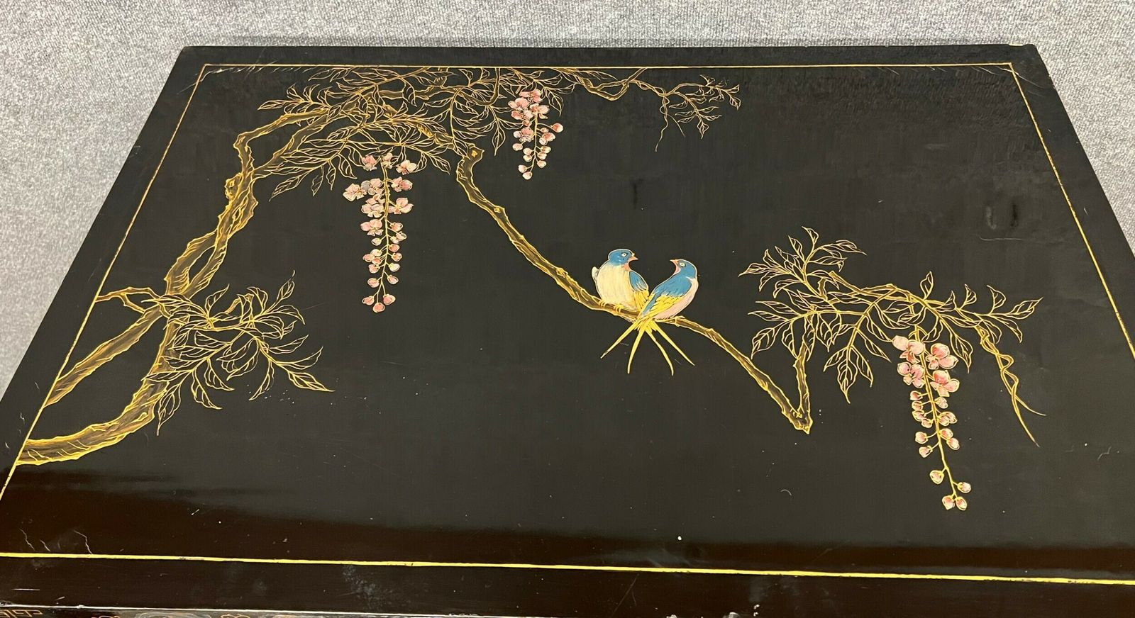 Stunning Large Chinoiserie Cocktail Cabinet photo 3025.0